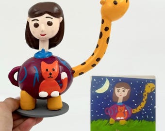 Turn Your Child&#39;s Imagination into Reality! Unique Custom Gift Made From Their Drawing