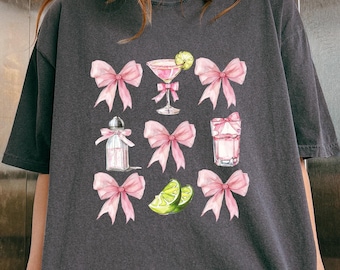 Margarita Shirt, Comfort Margarita Tee, Cocktail Lover Gift, Girls Weekend Tshirt, Coquette Cocktail Shirt, Preppy Day Drinking Sweatshirt