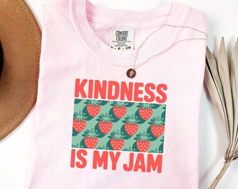 Comfort Colors® Kindness Shirt, Teacher Tshirt, Christian Positive Tee, Mental Health Gift, Uplifting Inspirational Shirt, Kindness Crewneck