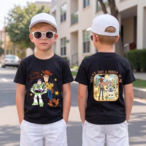 Toy Story Brothers Shirt, Disney Big And Little Bro Matching Tee, Woody Buzz Lightyear Family Sweatshirt, Toy Story Siblings Gift, Woody Top image 2
