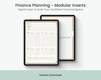 Digital Weekly Planner with Finance Tracker 2026 — Undated Budget Planner GoodNotes iPad PDF Template
