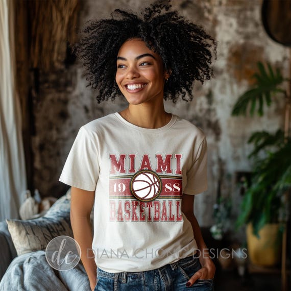 Miami Heat NBA Graphic Tee, Miami Basketball Vintage Tee, Heat