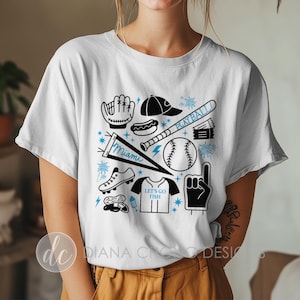 Miami Baseball T-Shirt: Unisex White, Black, Blue Graphic Tees for Marlins Fans