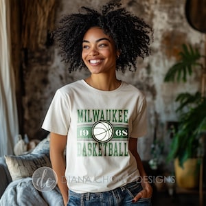 Milwaukee Bucks NBA Graphic Tee, Bucks Basketball Vintage Tee, Milwaukee Basketball NBA Shirt, Milwaukee Bucks Basketball Fan Gift