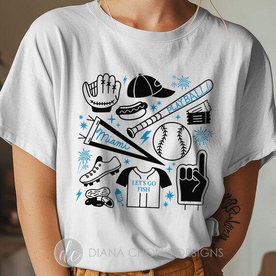 Miami Marlins T-Shirts, Marlins Shirt, Tees | International
