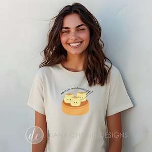 Siu Mai Graphic Tee, Funny Foodie Shirt, Food Lover Gift, Gifts for Cooks, Food Art, Kawaii Shirt, Chinese New Year, Food Gifts
