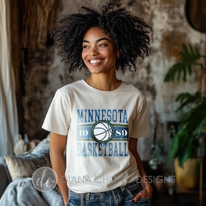 Minnesota Timberwolves NBA Shirt, Wolves Basketball Vintage Graphic Tee, Minnesota Basketball NBA Graphic Tee, NBA Gifts for Him