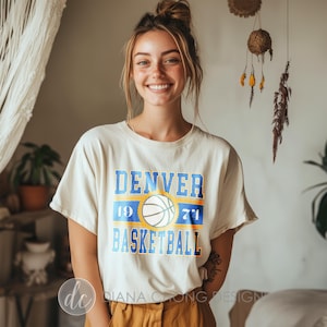 Denver Nuggets NBA Shirt, Denver Nuggets Basketball Shirt, Denver Basketball NBA Graphic Tee, Denver Nuggets Basketball Fan Gift, NBA Gifts