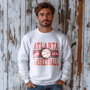 Atlanta Hawks Basketball Sweatshirt, Hawks Basketball NBA Shirt, Atlanta Basketball Team Sweatshirt, Atlanta Hawks Basketball Fan Gift