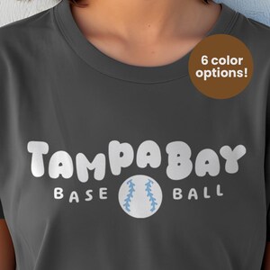 Tampa Bay Baseball-Shirt, Florida-Sportgeschenke, süßes Damen-T-Shirt für den Spieltag, stylische Fanartikel, einzigartige Unisex-Baseballbekleidung