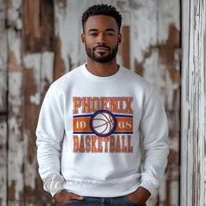 Phoenix Suns Basketball Sweatshirt, Suns Basketball NBA Shirt, Phoenix Basketball Team Sweatshirt, Phoenix Suns Basketball Fan Gift