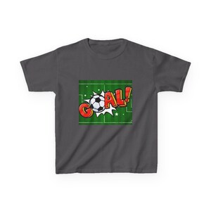 Kids Soccer Goal Tee - Fun T-Shirt for Young Athletes, Sports Fan Gift, Youth T-Shirt for Sports Events, Kids Birthday Gift, Soccer Practice
