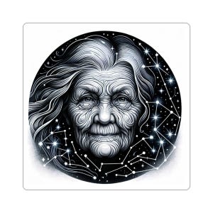 Stickers constellations d'aînés amérindien, décalcomanies thème tribal, art de la tribu indigène, impression astrale spirituelle, décalcomanies cosmique pour ordinateur portable,