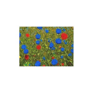 Buntes Blumen-Postkarten-Bundle - Perfekt zum Senden von Jubel, DIY-Projekten oder Feiern, Vintage Blumen-Kunstkarten, Grußkarten,