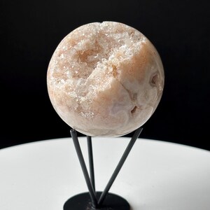 Druzy roze amethist kristallen bol van AAA-kwaliteit met standaard - natuurlijke Braziliaanse roze amethist - woondecoratie