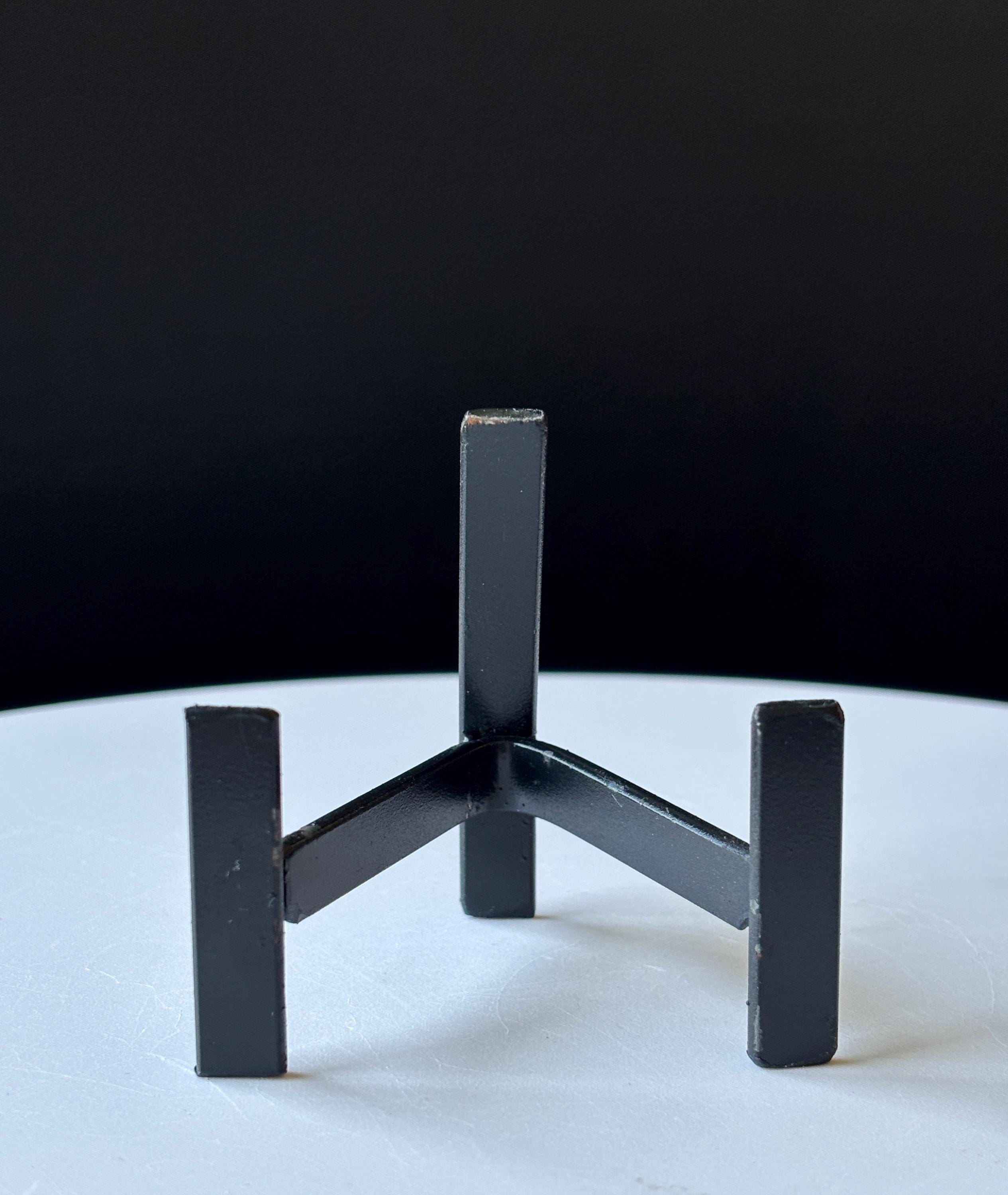 Black Metal Specimen Stand - Decorative Slab Stand - Home Decor - Etsy