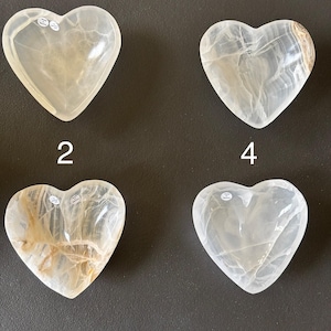 Natural Mexican Onyx Stone Carved Bowl - Banded White Onyx Heart Bowl - High Quality - Home Decor - Natural Crystal Dish - Onyx Tray