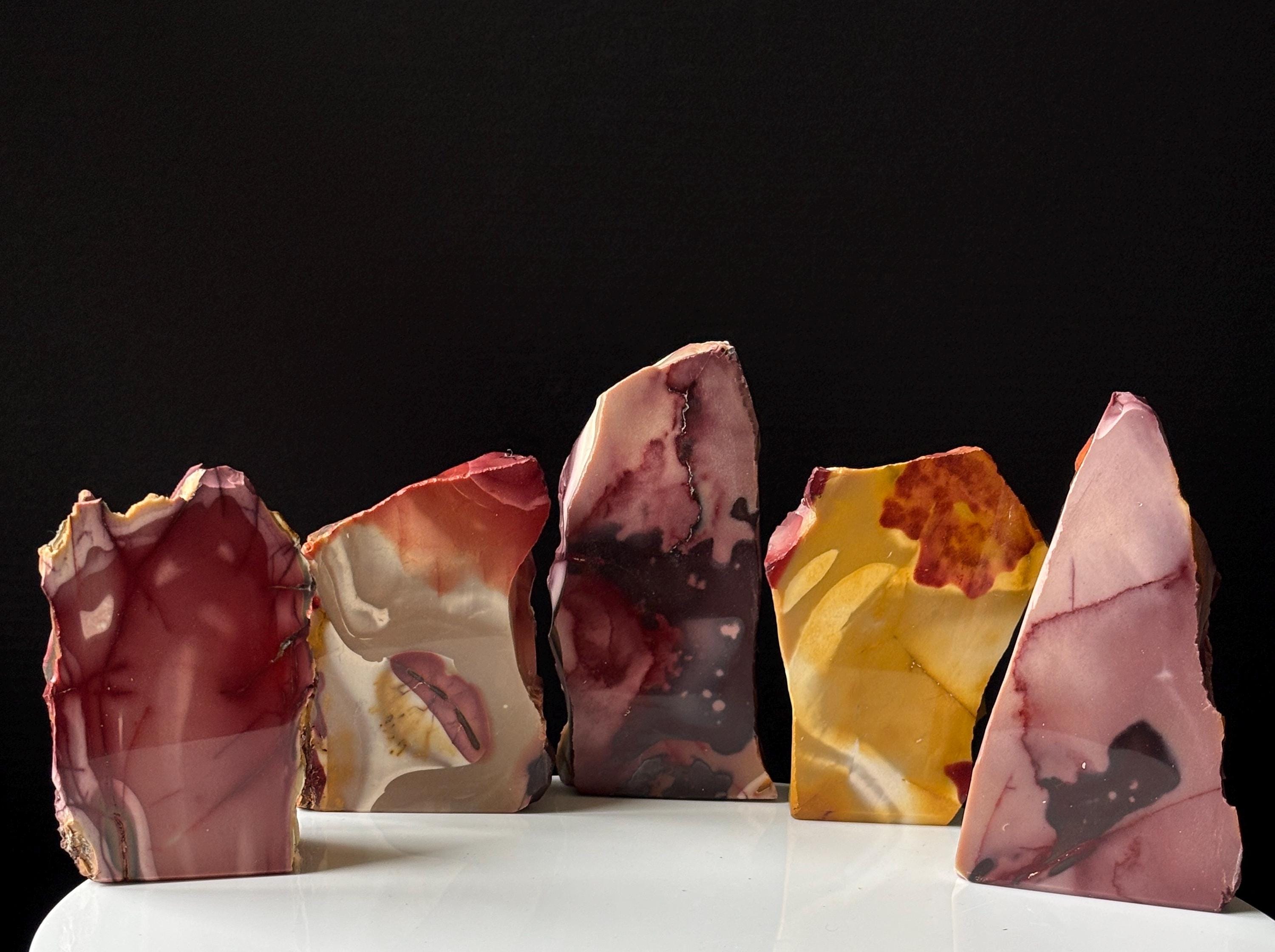 Chunky Mookaite Jasper Semi-polished Freeform: Semi-raw Mountain
