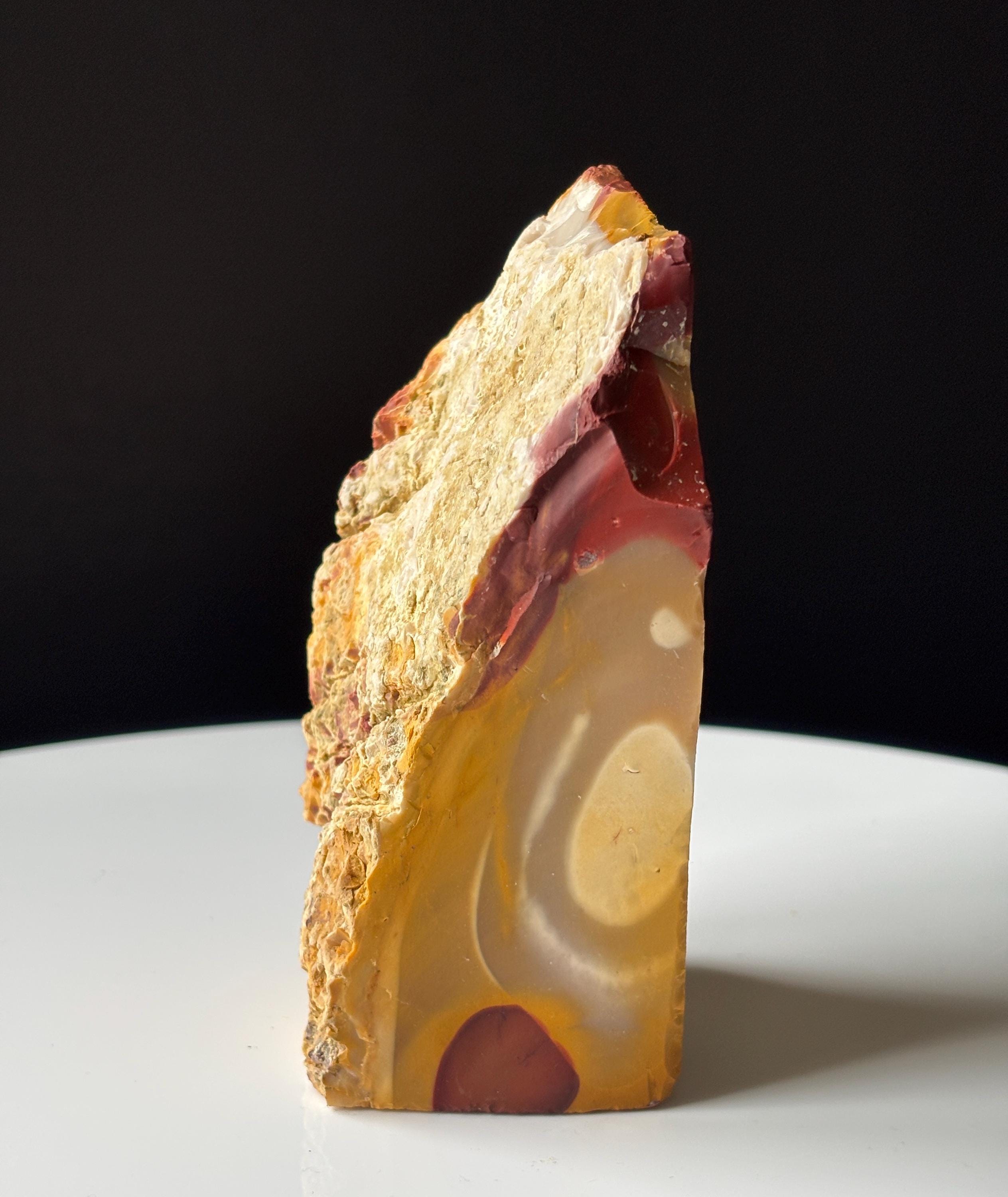 Chunky Mookaite Jasper Semi-polished Freeform: Semi-raw Mountain