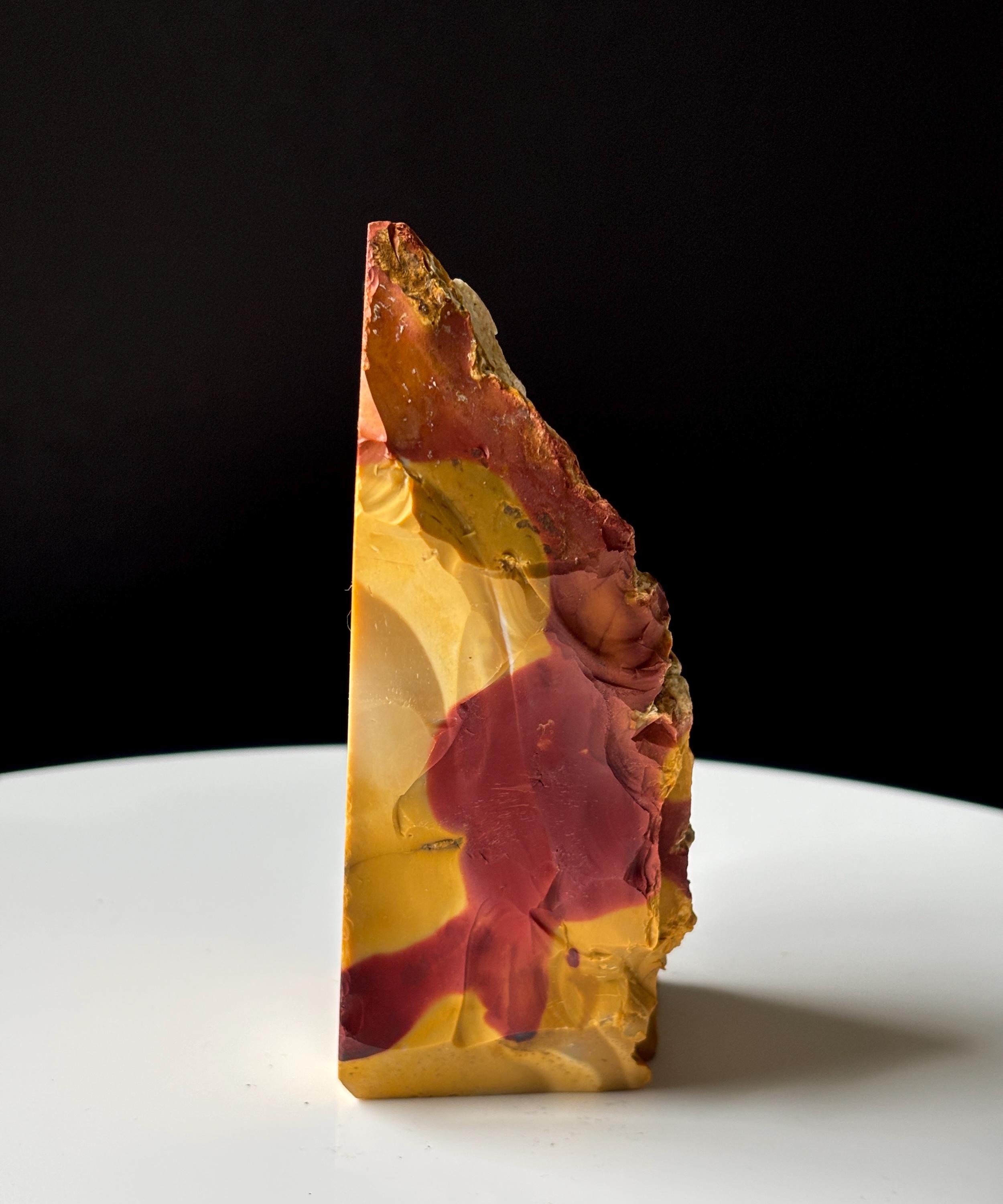 Chunky Mookaite Jasper Semi-polished Freeform: Semi-raw Mountain