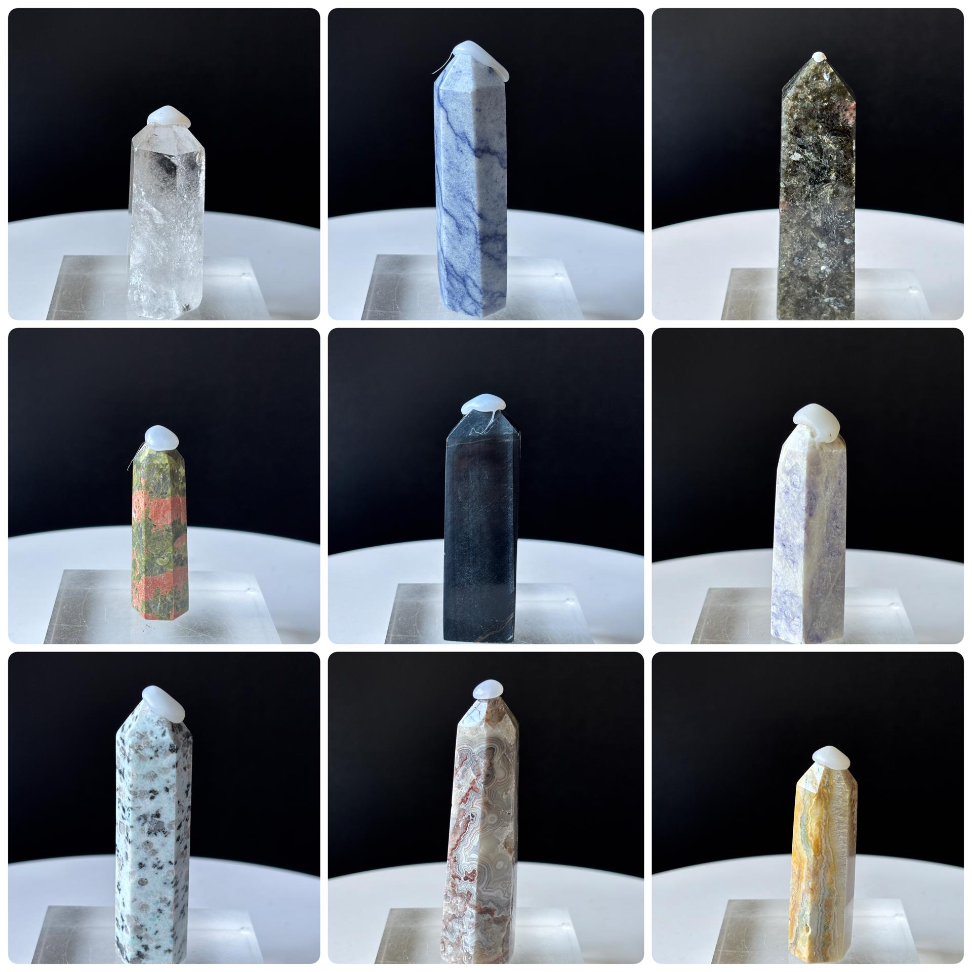 Ruby Crystal Tower Variety of Crystal Towers: 4oz to 5oz, Crystal Home Decor - Etsy