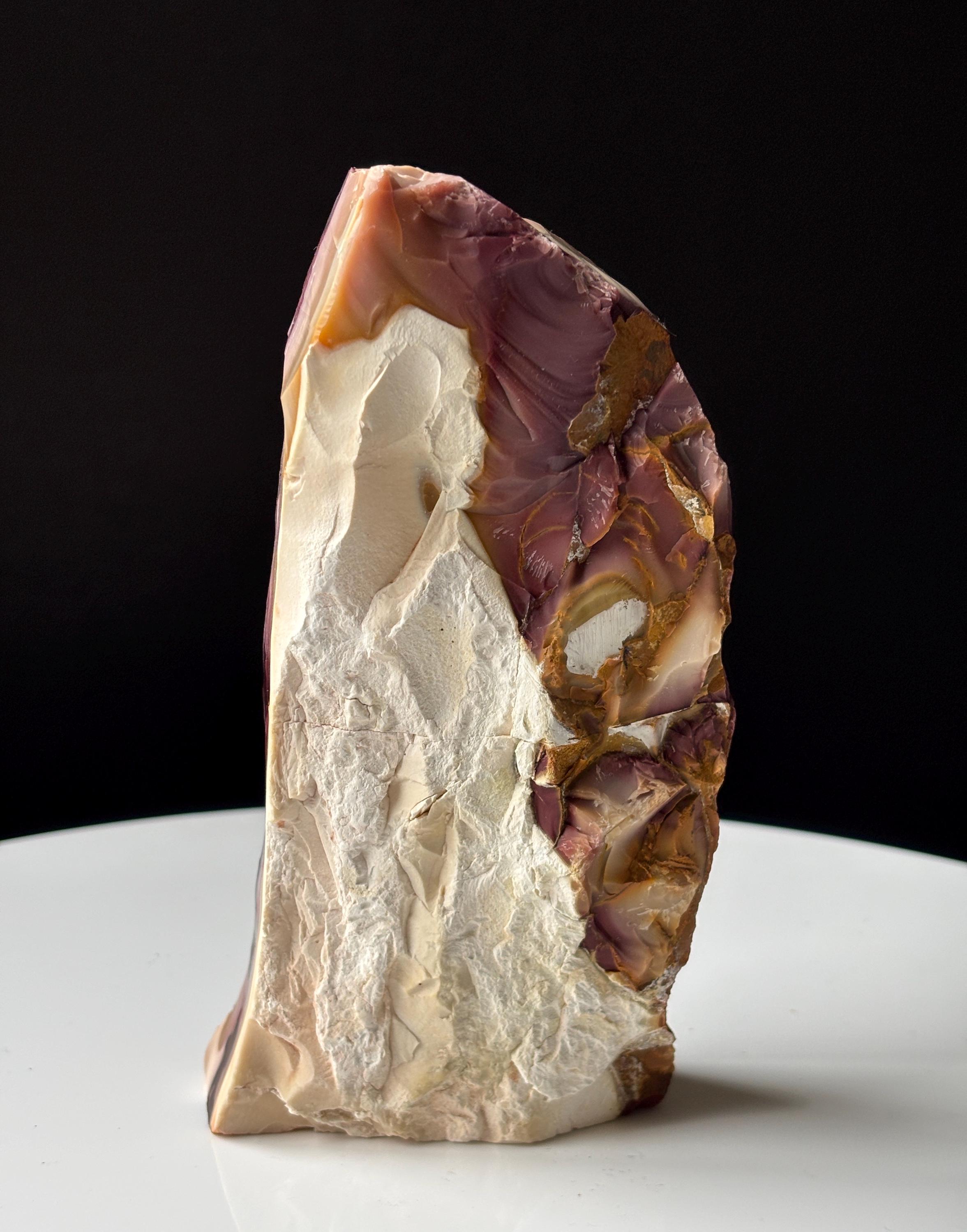 Chunky Mookaite Jasper Semi-polished Freeform: Semi-raw Mountain