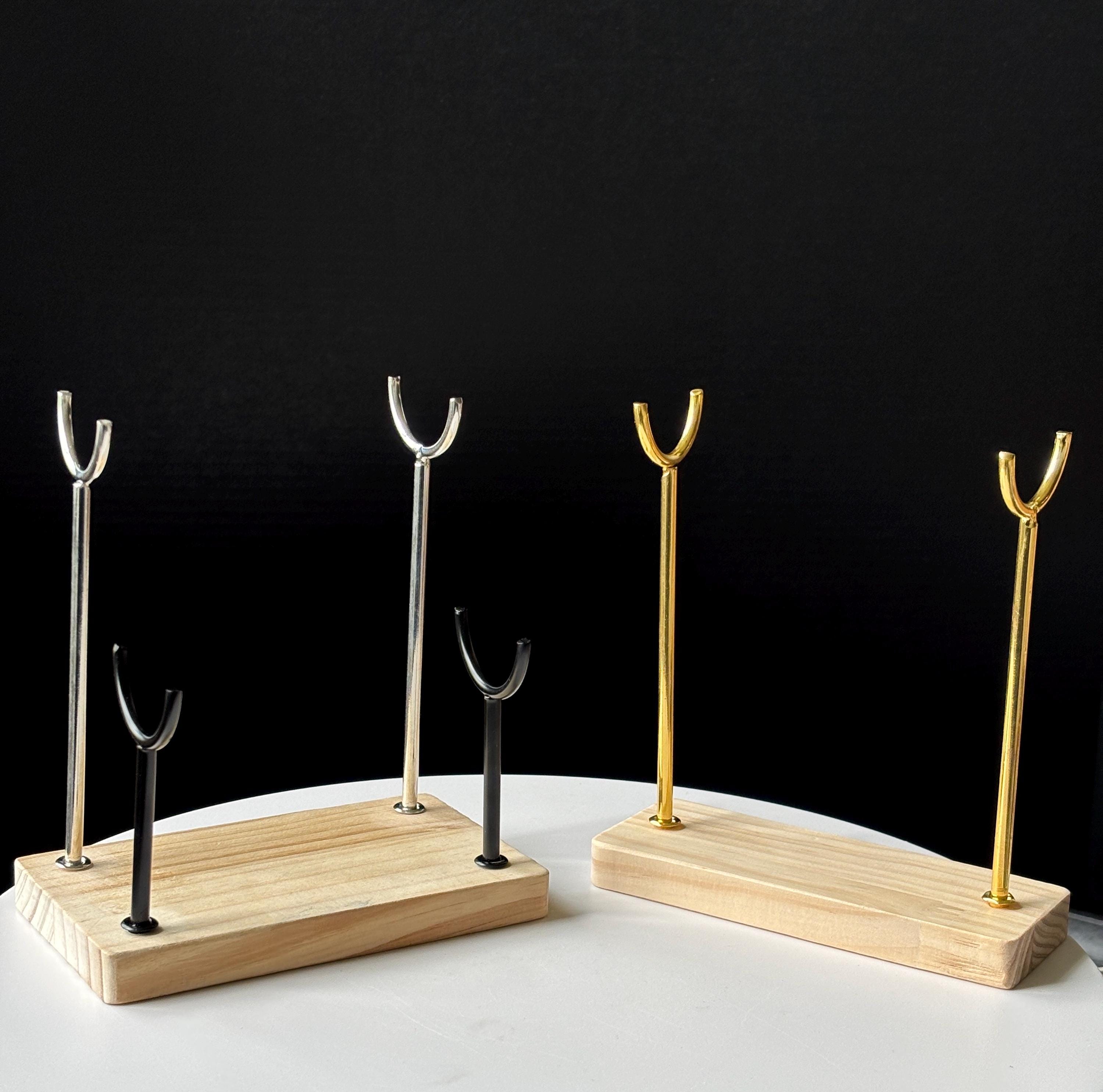 Crystal Bracelet Stand: Single or Double Jewelry Holder