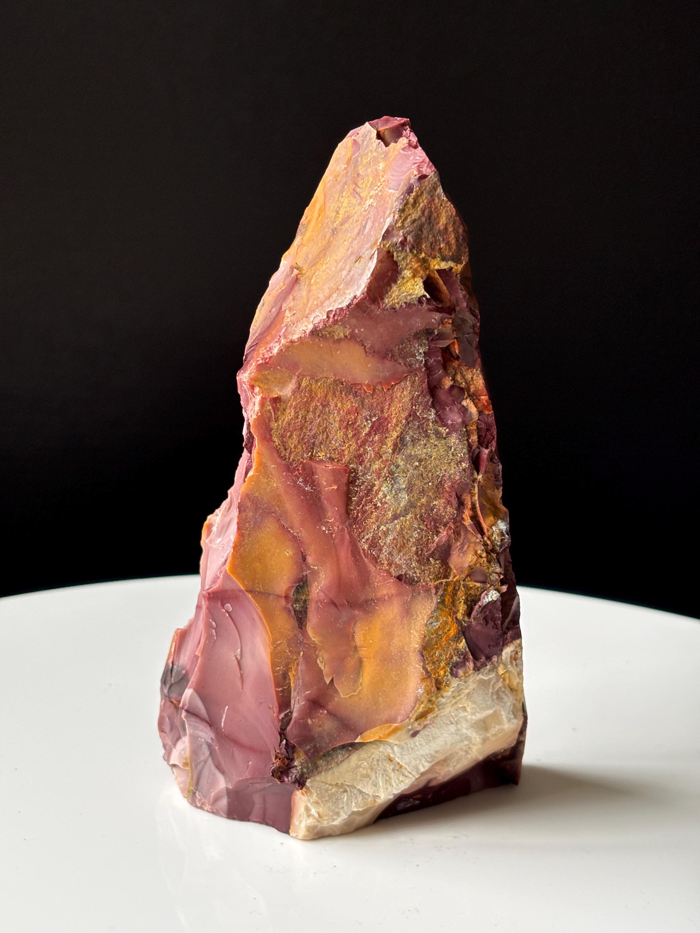 Chunky Mookaite Jasper Semi-polished Freeform: Semi-raw Mountain