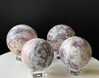 57 mm ユニコーンストーンスフィアクリスタルボール - Etsy 日本