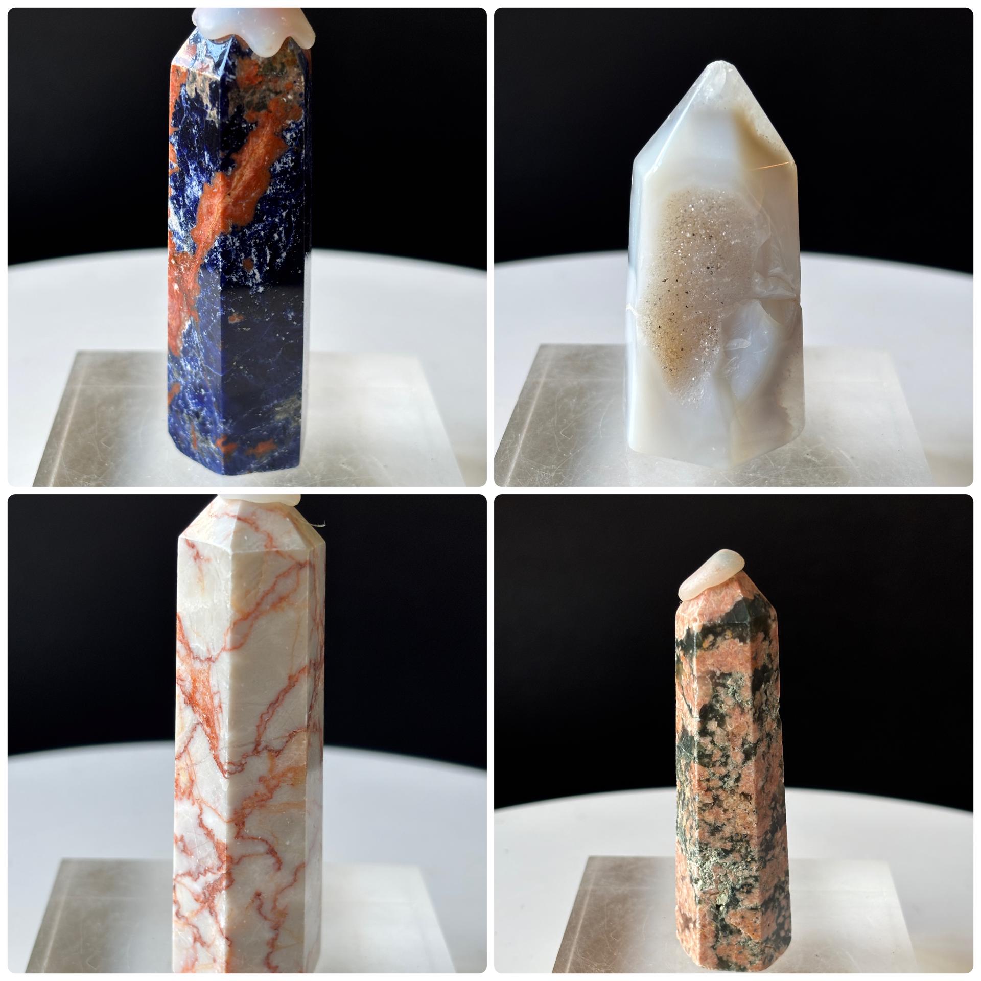 Variety Mini Crystal Towers: 1 to 2 Ounces, Crystal Home Decor