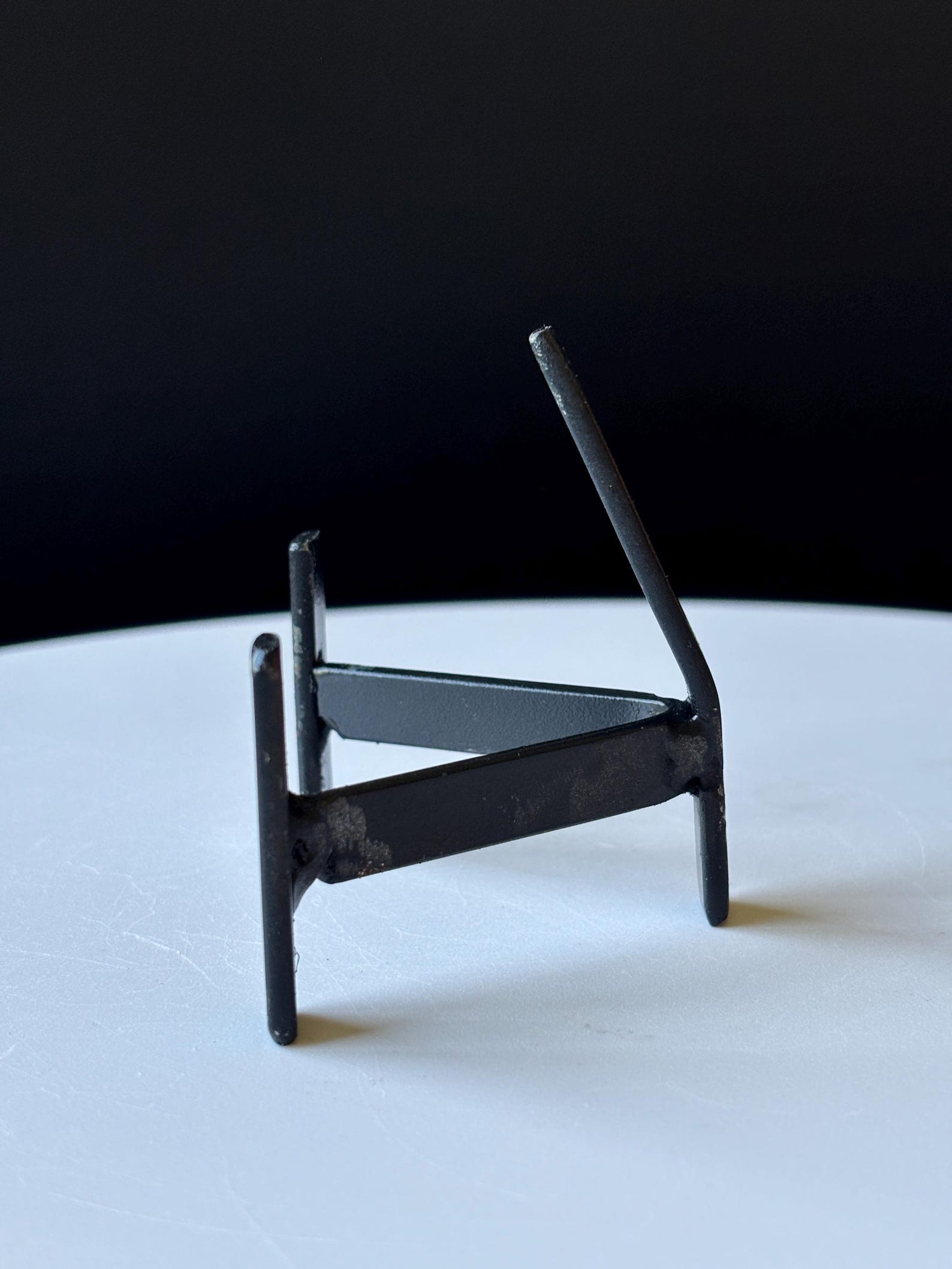 Black Metal Specimen Stand - Decorative Slab Stand - Home Decor - Etsy