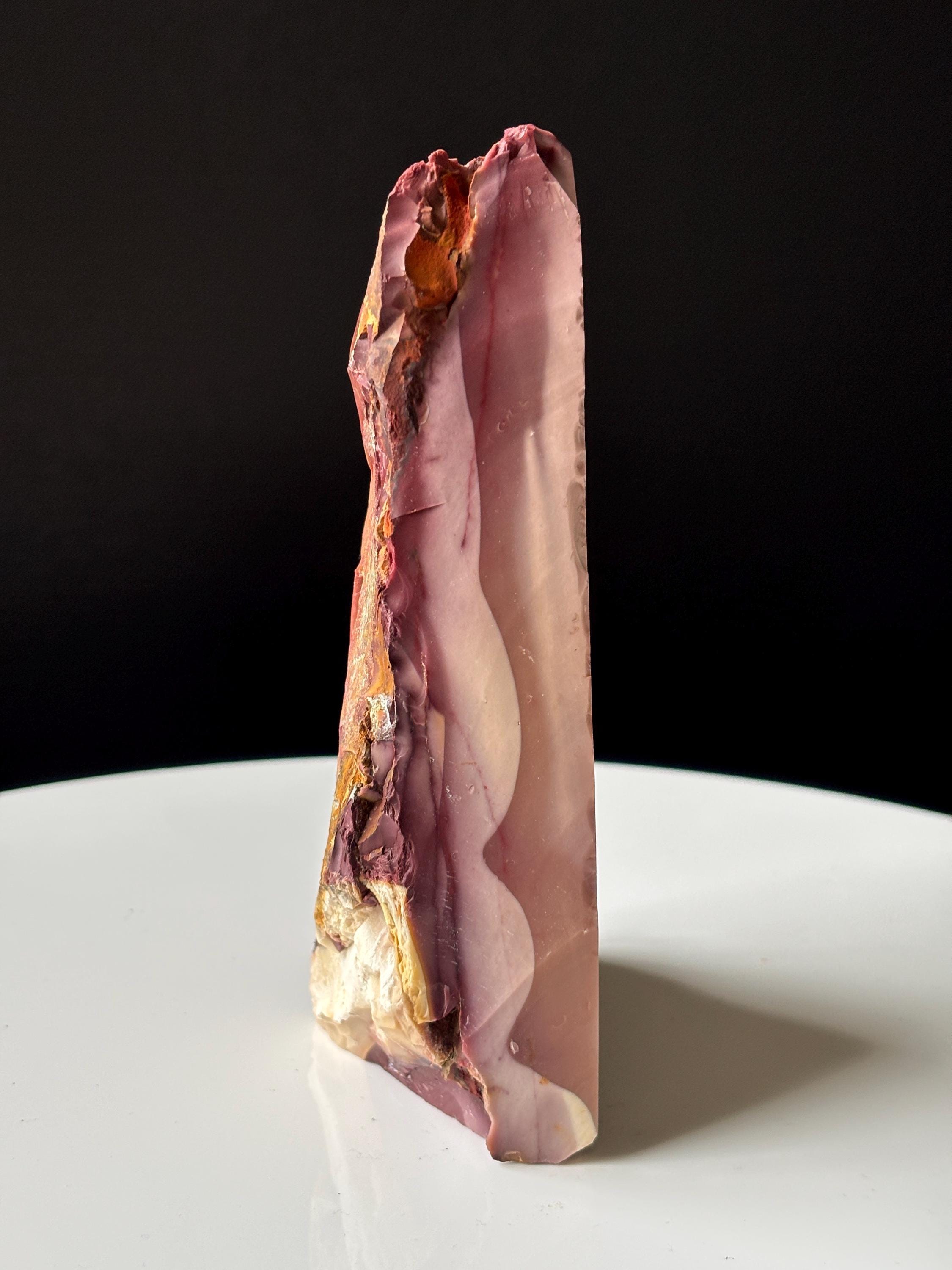 Chunky Mookaite Jasper Semi-polished Freeform: Semi-raw Mountain
