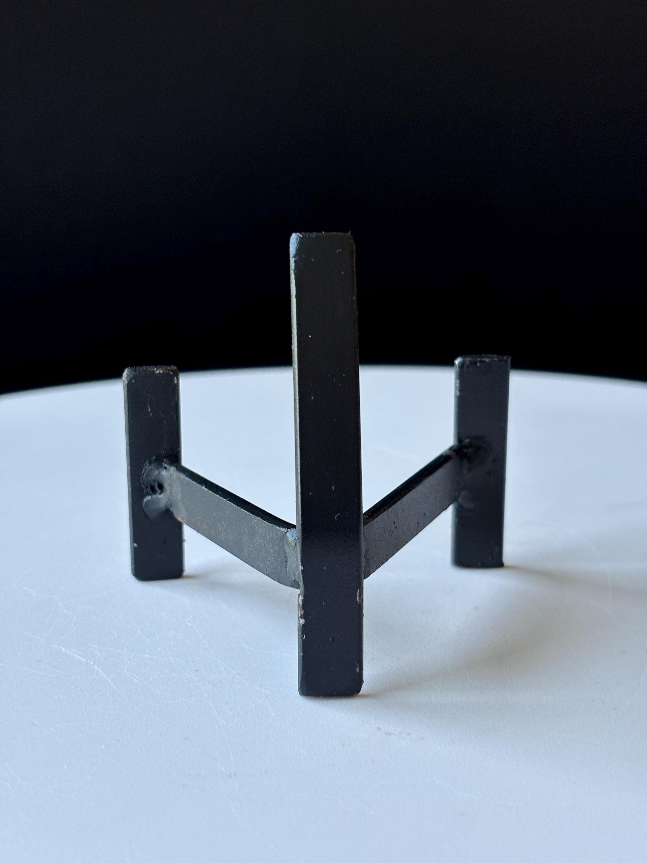 Black Metal Specimen Stand - Decorative Slab Stand - Home Decor - Etsy