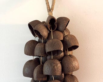 Salin Seed Shell Shaker: Natural Water Sound Chime - Home Decor Instrument
