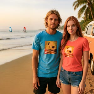 High Wind Junkie T-Shirt | "Wave Jumping" Windsurfer Graphic Tee