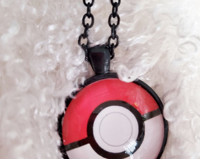 Pokemon Necklaces Ball Pendant 1990's Key chain