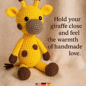Crochet Giraffe PDF Pattern: Nami Amigurumi Toy (EN/DE/ESp)