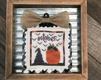 Oktobervierkant kruissteekpatroon (pdf-download)
