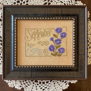 Postal floral de septiembre