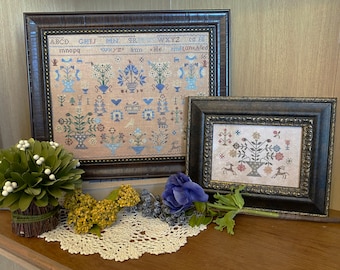 Hannah Hetherington Sampler: Reproduction Needleart Chart (PDF Pattern)