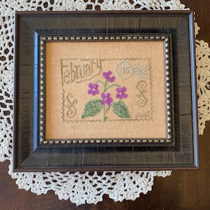 Postal floral de febrero