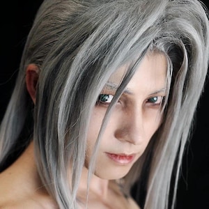 Sephiroth inspirierte Perücke von FF7