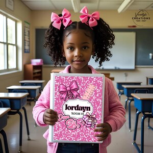Editable Composition Notebook Binder Covers & Spines: Back to School ...