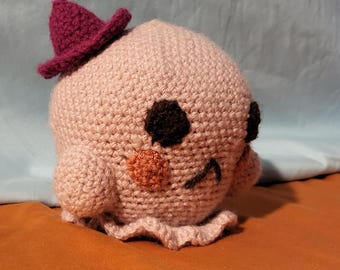 Lil Witch Ghost Crochet Decor