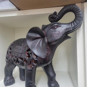 Exquisite Handcrafted Resin Elephant Figurine