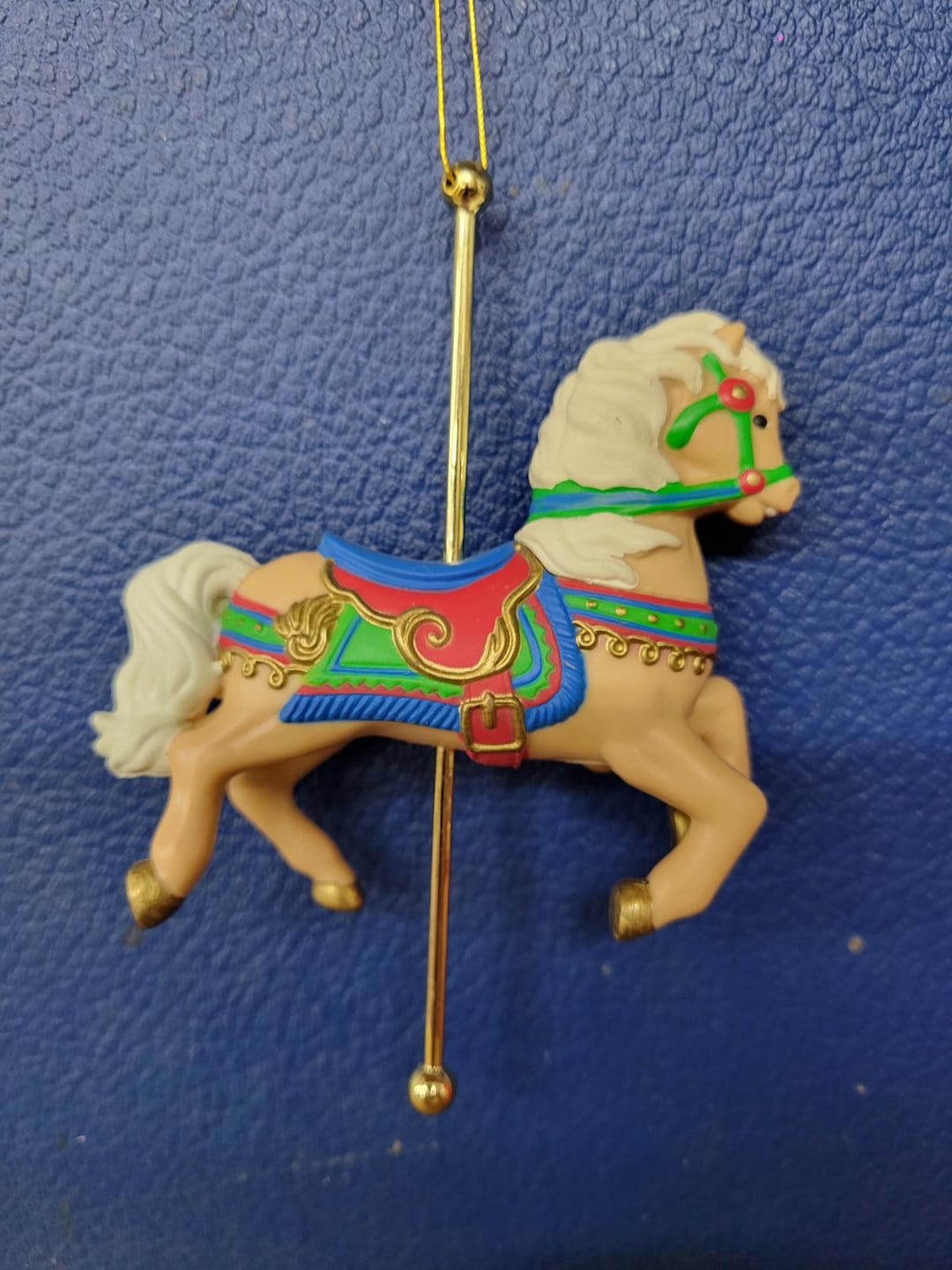 Avon Carousel Horse Ornament - Colorful Keepsake - Etsy
