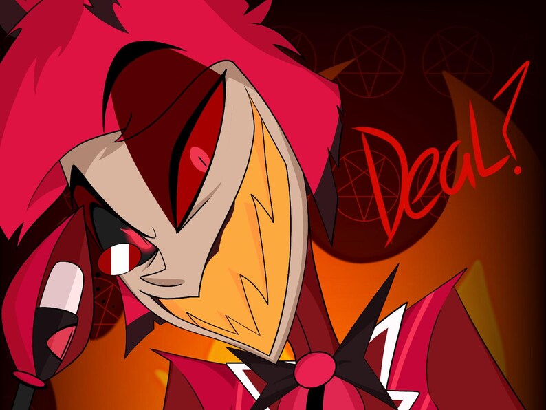 Hazbin Hotel Alastor Fan Art by Bee - Etsy Canada