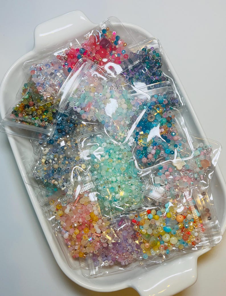 DIY Kit, 15g Mystery, Sample Bags: Surprise Variety Of Beads Bags for DIY Jewelry Making, Earrings, Charms, Necklaces image 17