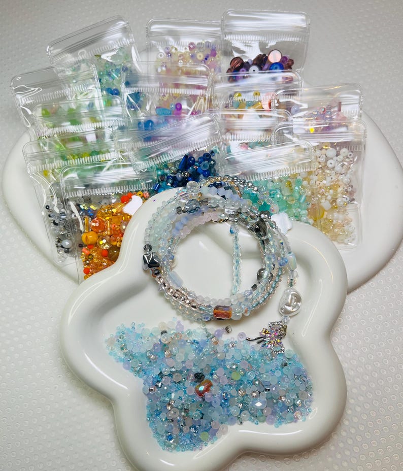 DIY Kit, 15g Mystery, Sample Bags: Surprise Variety Of Beads Bags for DIY Jewelry Making, Earrings, Charms, Necklaces image 5