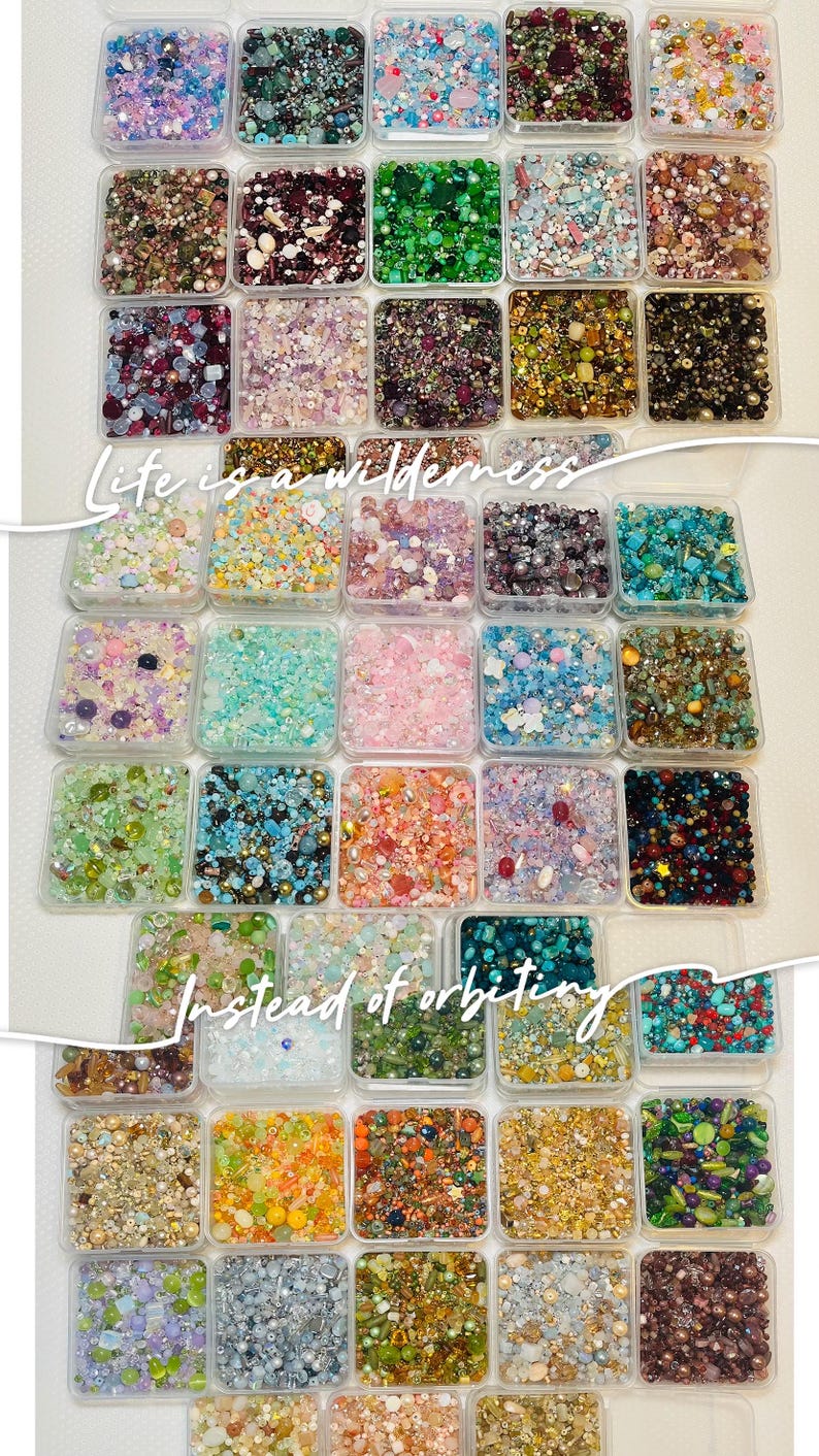 DIY Kit, 15g Mystery, Sample Bags: Surprise Variety Of Beads Bags for DIY Jewelry Making, Earrings, Charms, Necklaces image 16